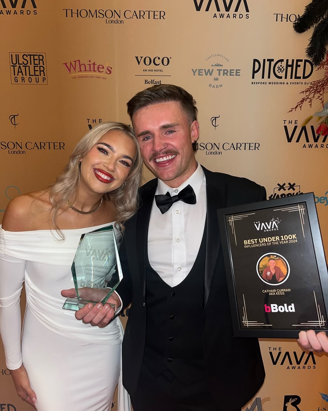 The VAVA Awards Best Under 100k winner with their award